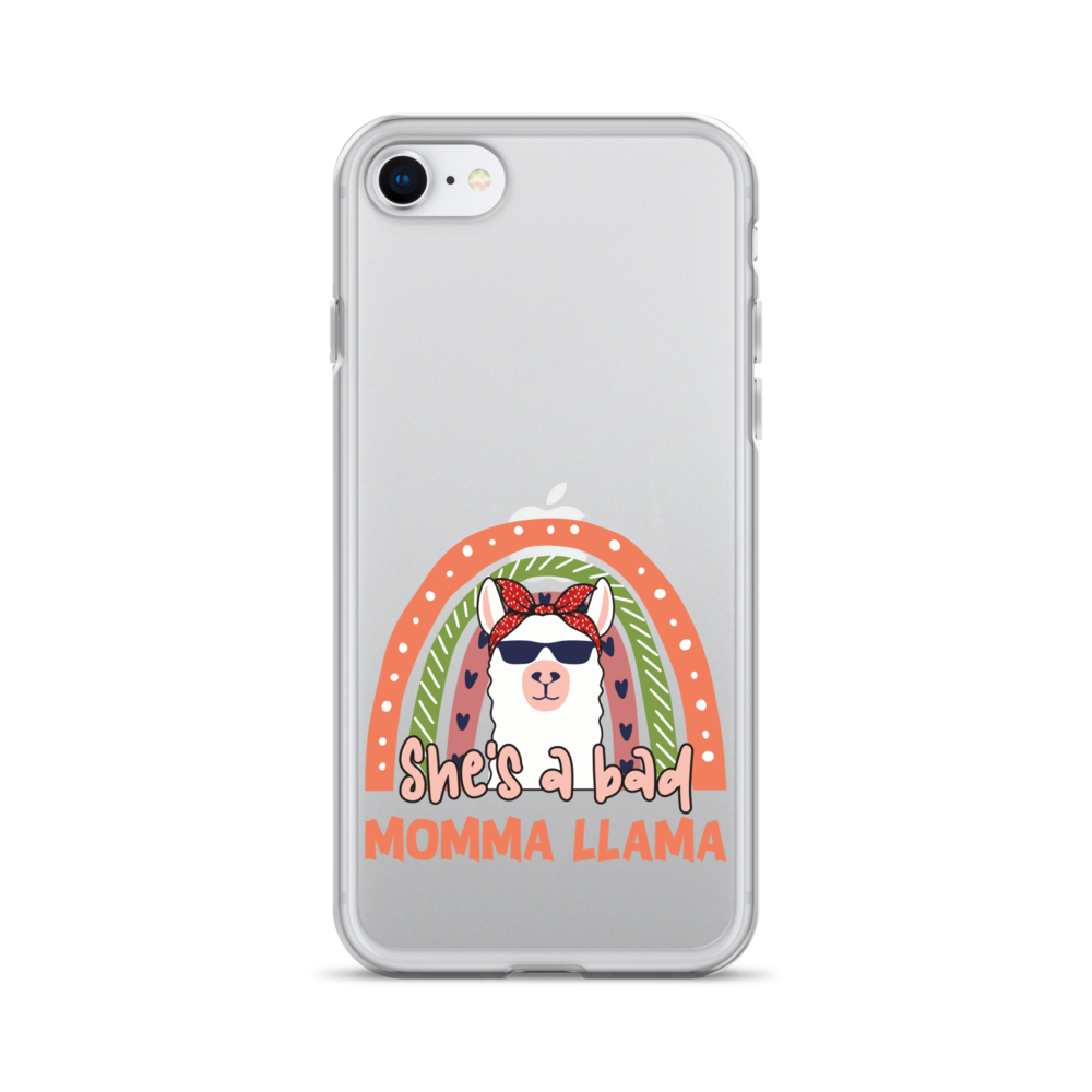 She's A Bad Momma Llama Clear Case for iPhone®