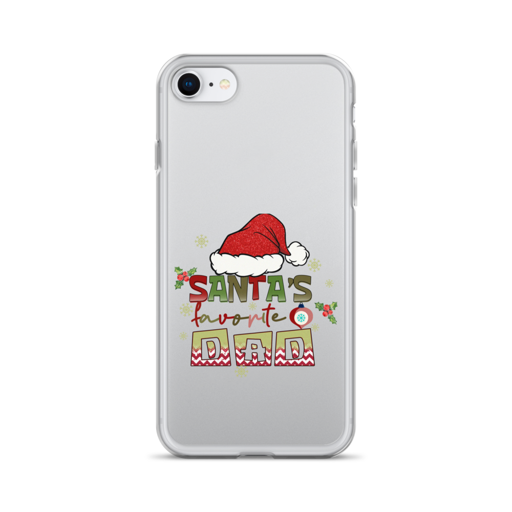 Santa's Favorite Dad Clear Case for iPhone®