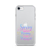 Sorry Girls Mommy Is My Valentine Clear Case for iPhone®