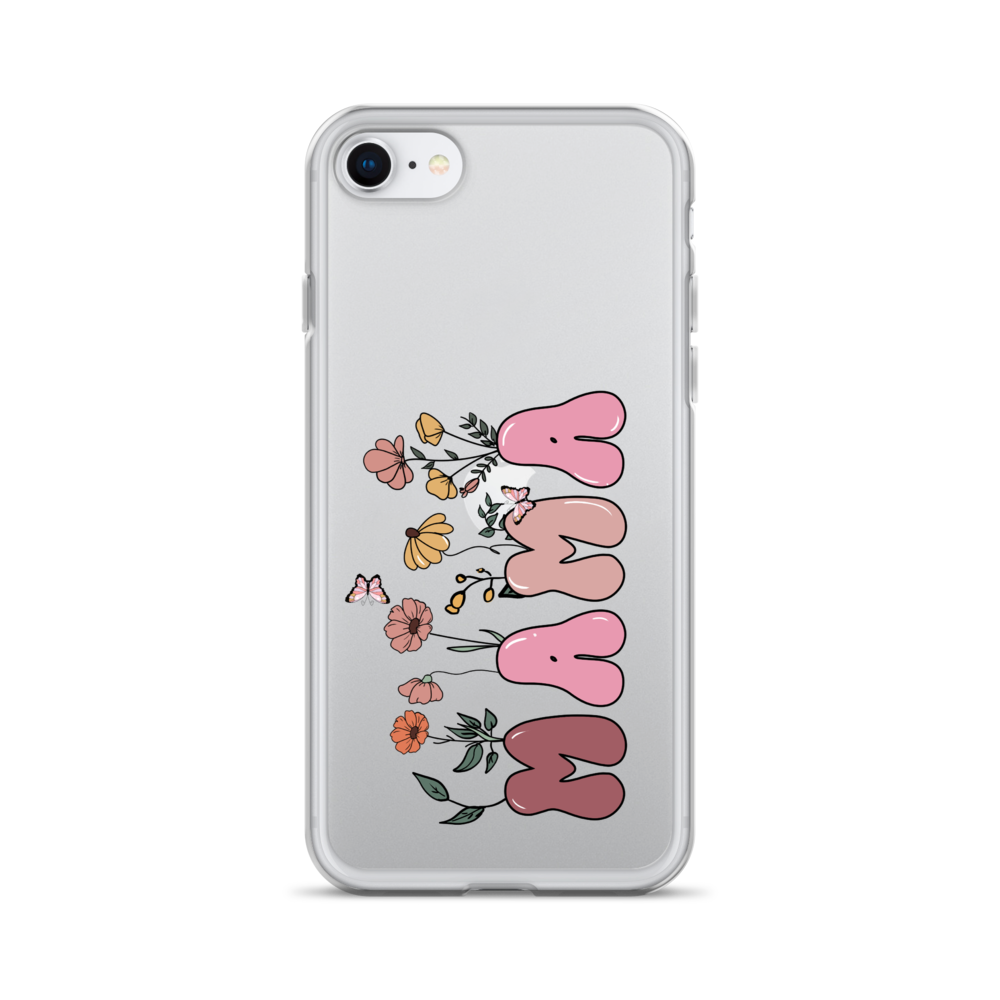 Floral Mama Clear Case for iPhone®