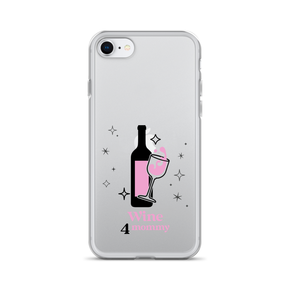 Wine For Mommy Clear Case for iPhone®