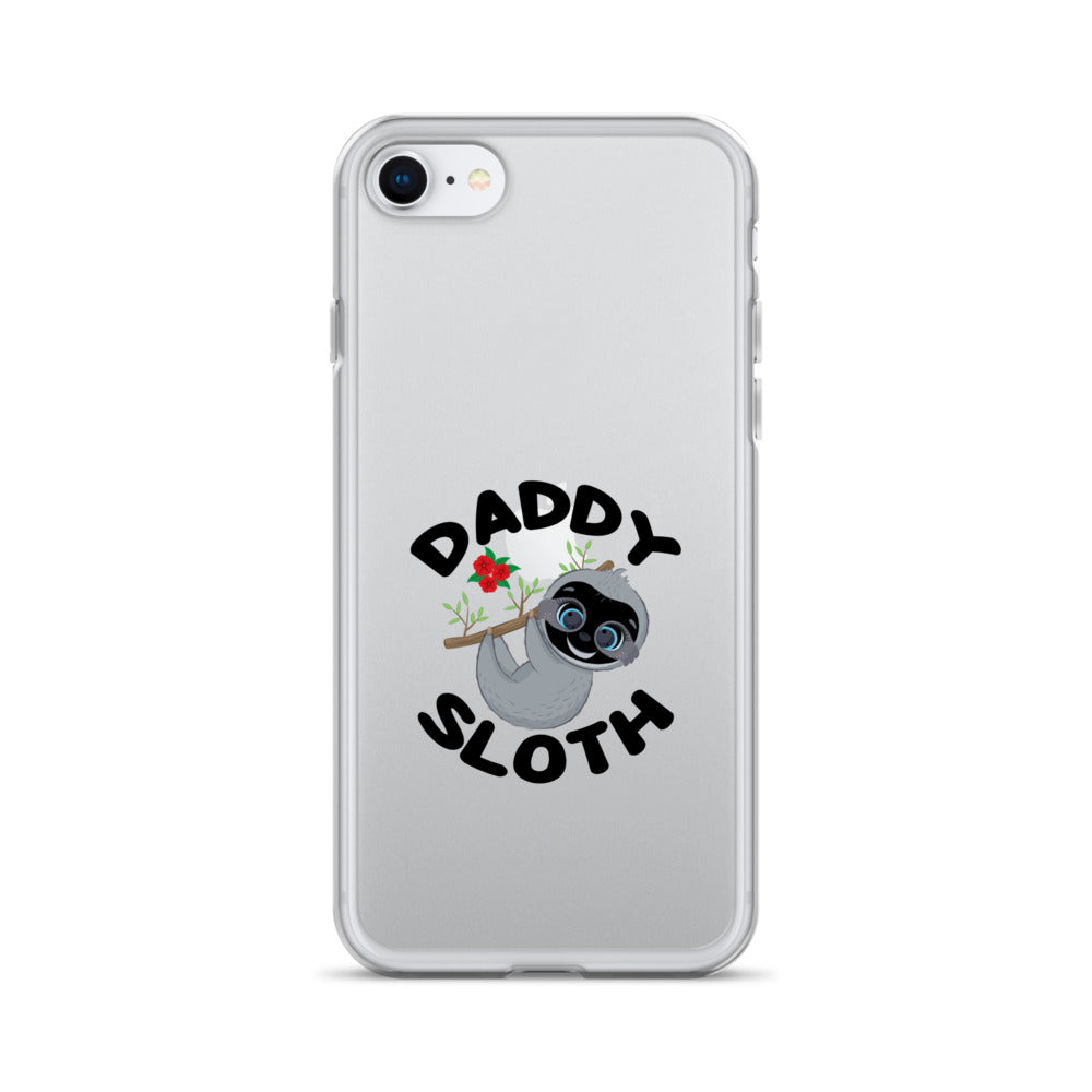 Daddy Sloth Clear Case for iPhone®