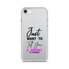 Just Want to Tell You A Secret I'm Pregnant Clear Case for iPhone®