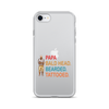 Papa, Bald Head, Bearded, Tattooed Clear Case for iPhone®