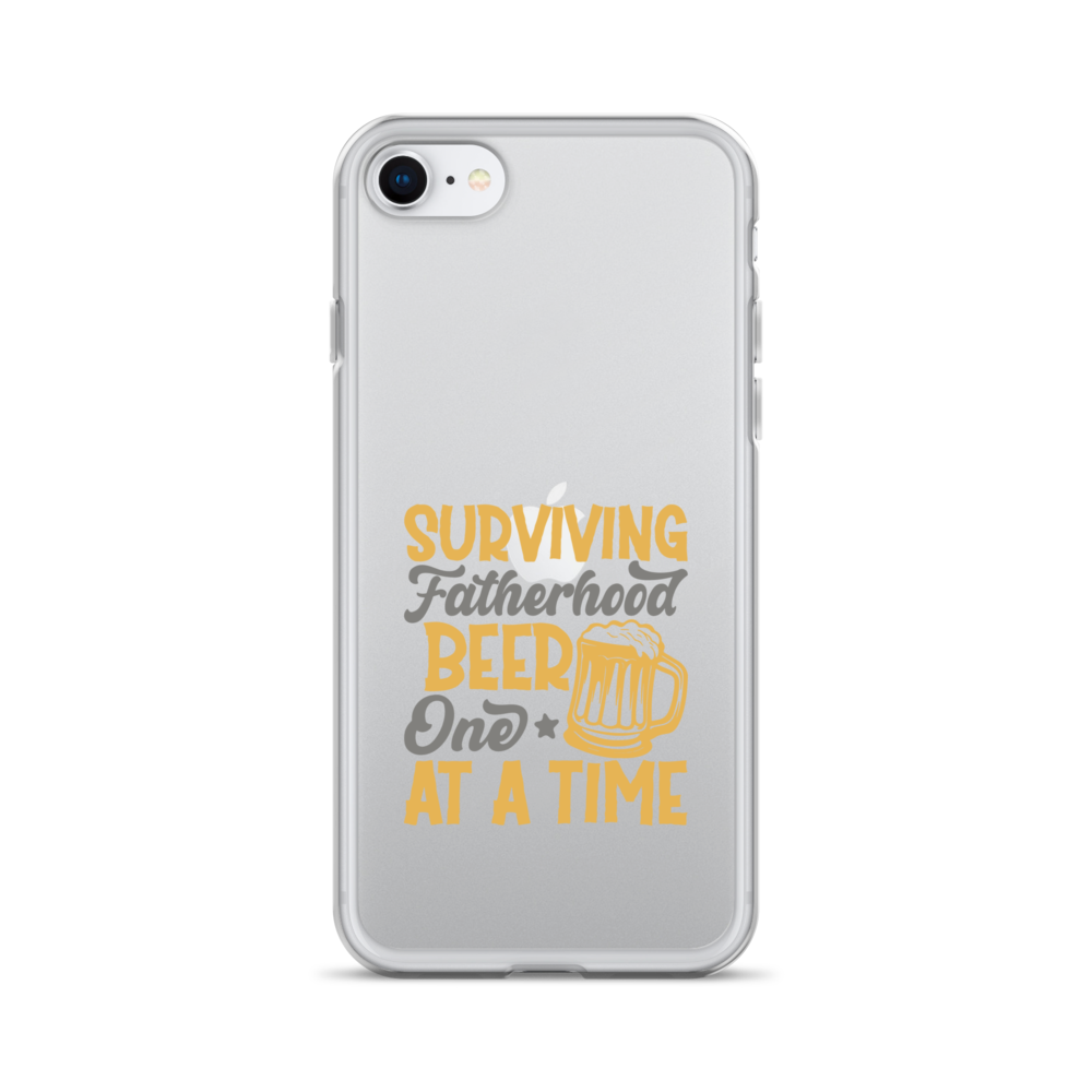 Surviving Fatherhood One Beer At A time Clear Case for iPhone®