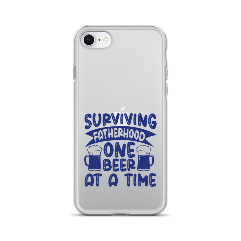 Surviving Fatherhood One Beer At A time Clear Case for iPhone®