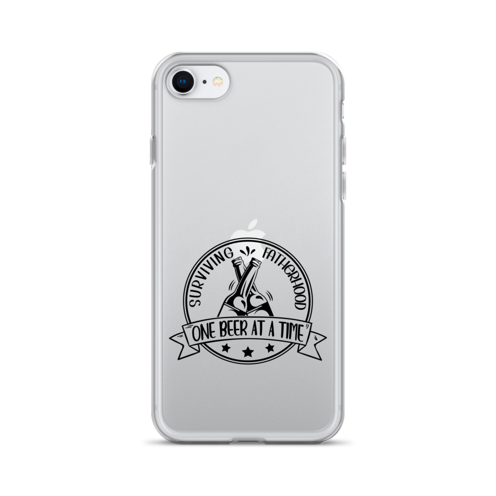 Surviving Fatherhood One Beer At A time Clear Case for iPhone®