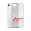 All Mama Wants Is A Silent Night Clear Case for iPhone®