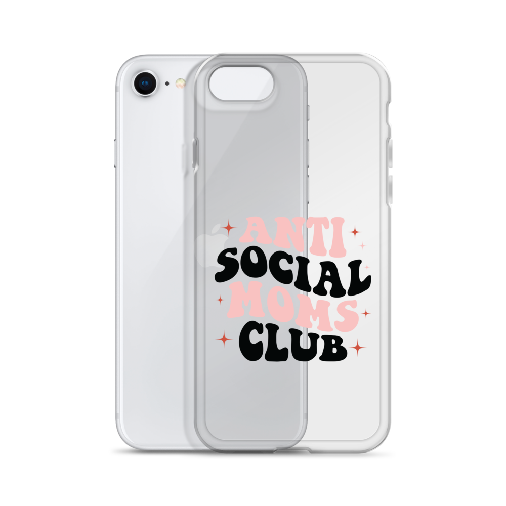 Anti Social Moms Club Clear Case for iPhone®