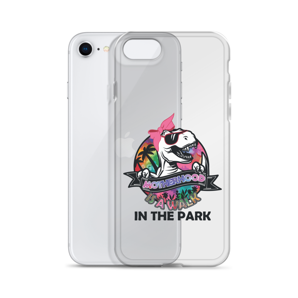 Motherhood Is A Walk In The Park Clear Case for iPhone®