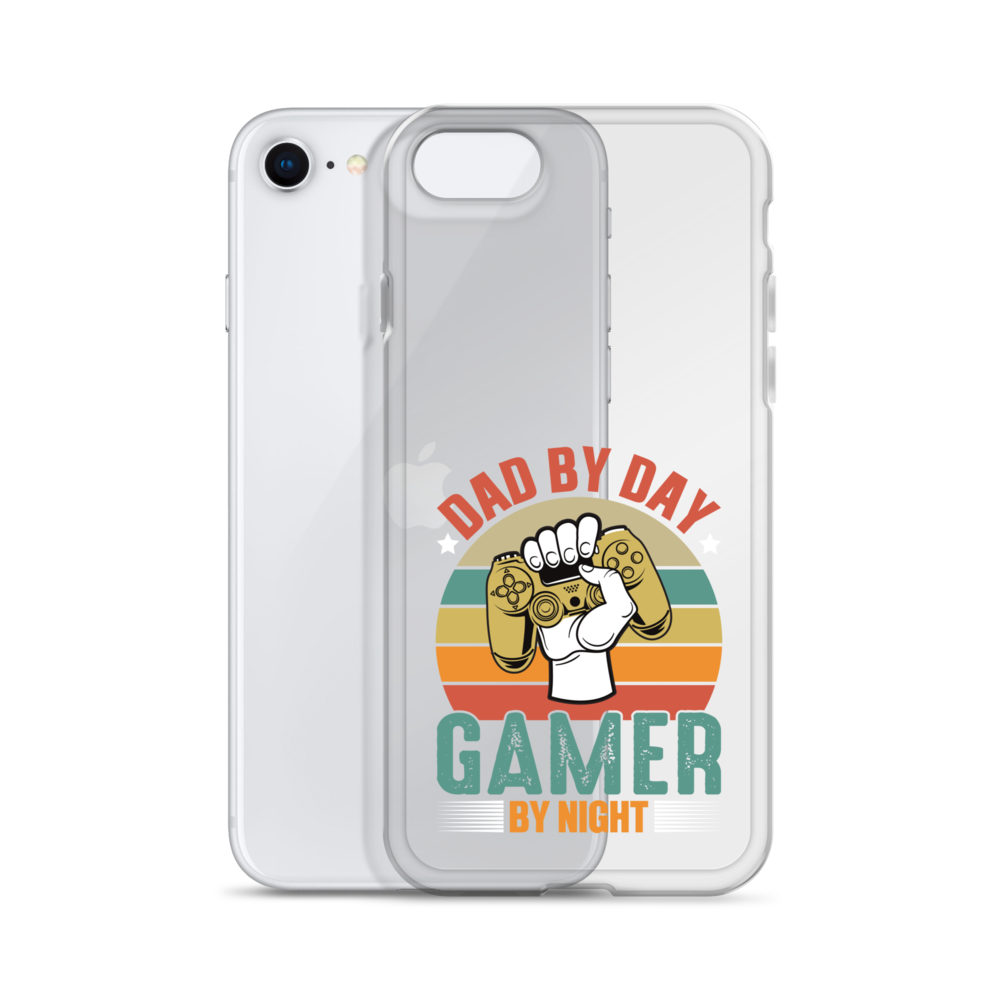 Dad By Day Gamer By Night Clear Case for iPhone®