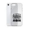 My Favorite Baseball Player Calls Me Mom Clear Case for iPhone®