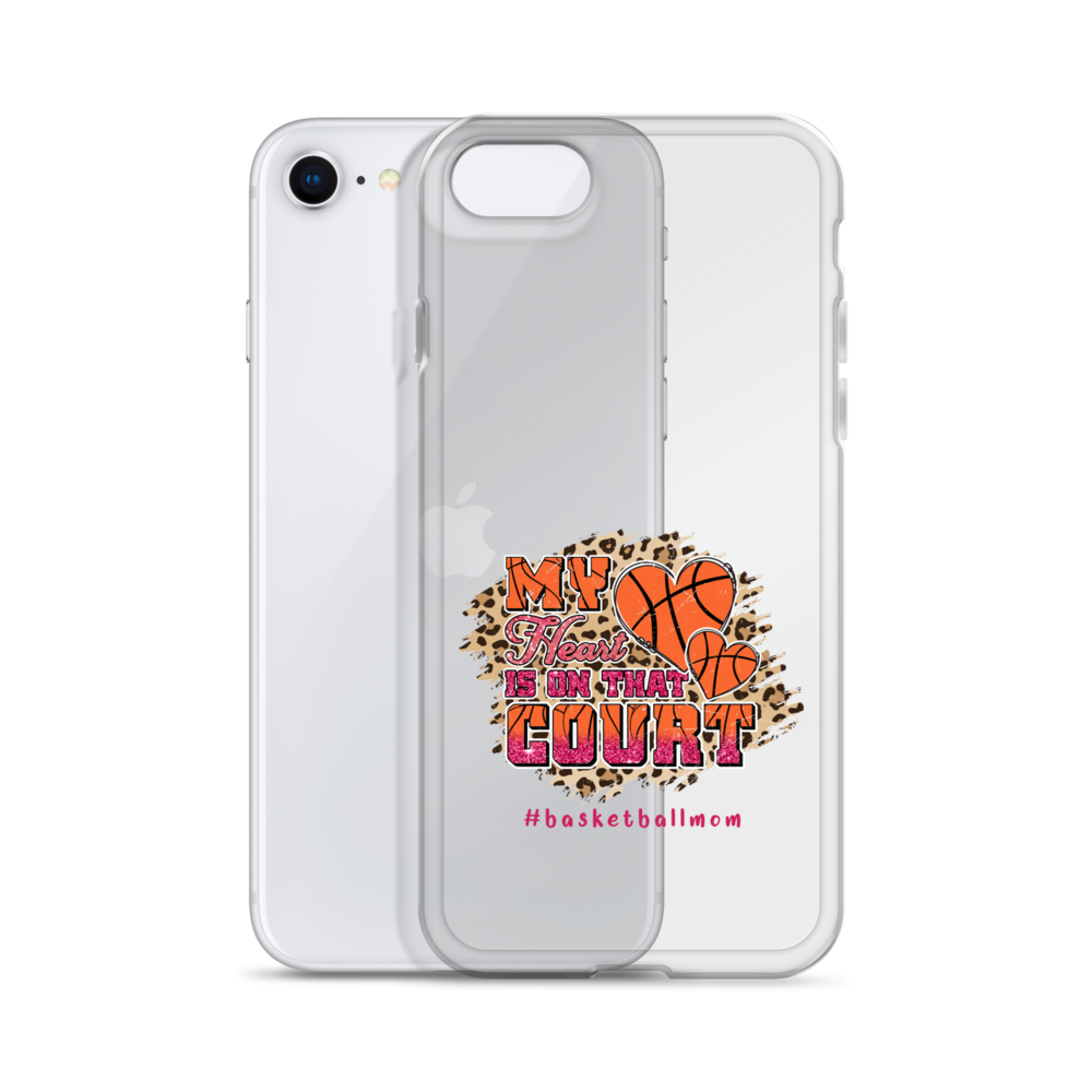 My Heart Is On That Court Clear Case for iPhone®