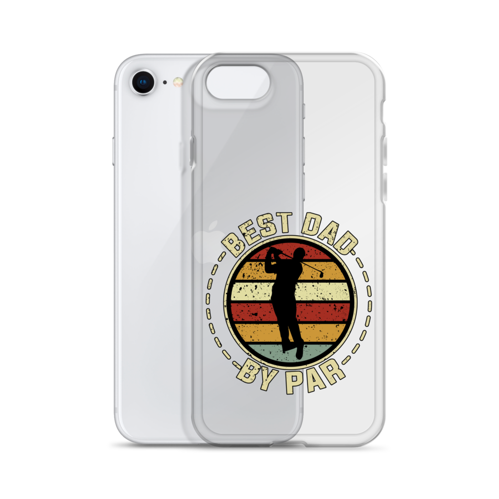 Best Dad By Par Clear Clear Case for iPhone®