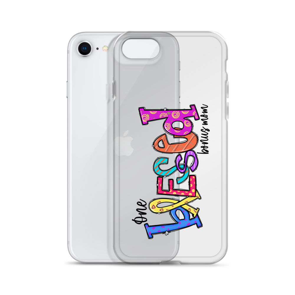 One Blessed Bonus Mom Clear Case for iPhone®