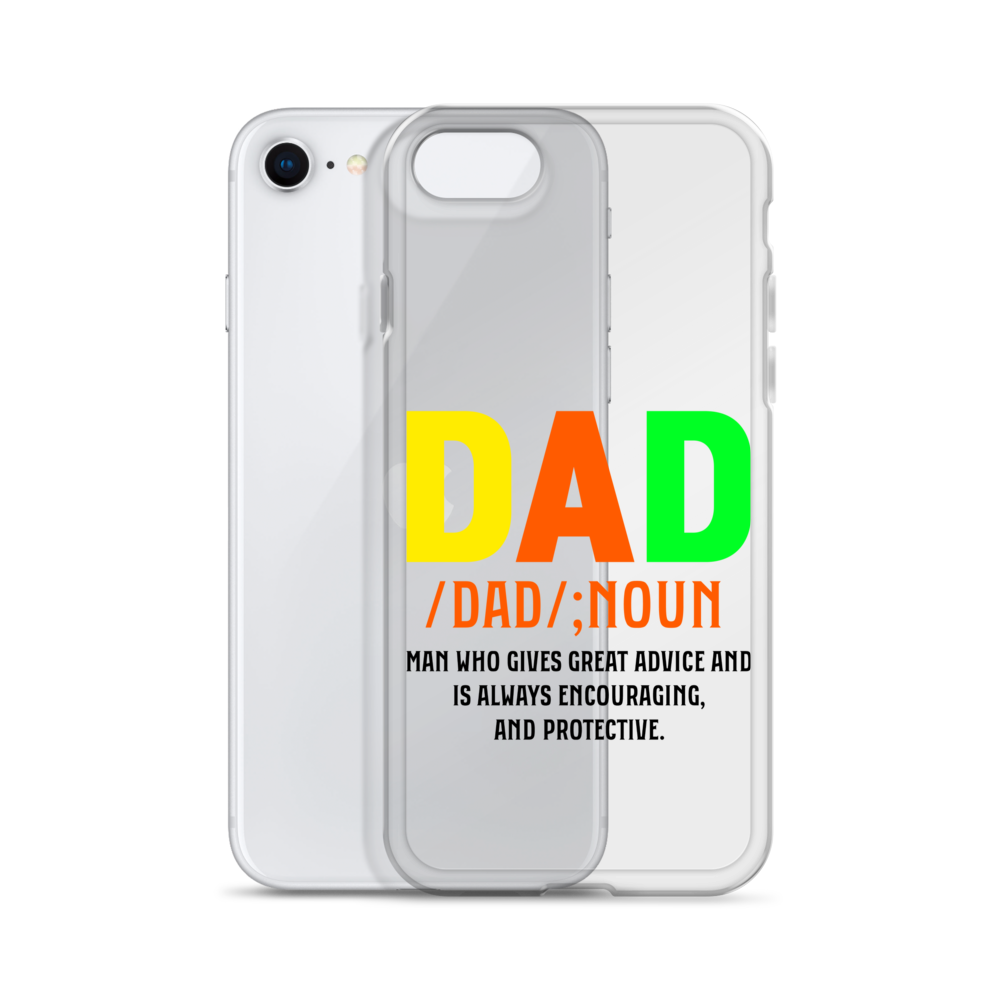 Dad Man Who Gives Great Advice And Is Always encouraging And Protective Clear Case for iPhone®