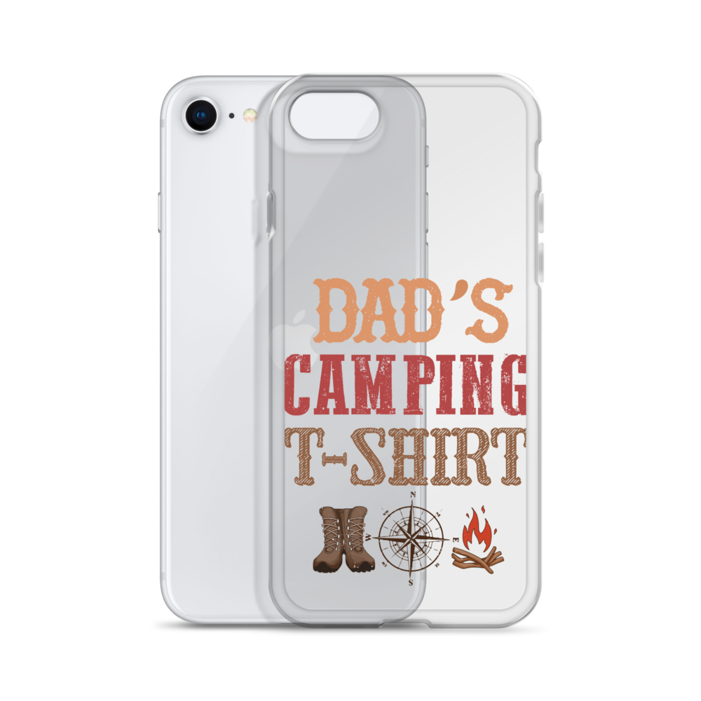 Dad's Camping T-Shirt Clear Case for iPhone®