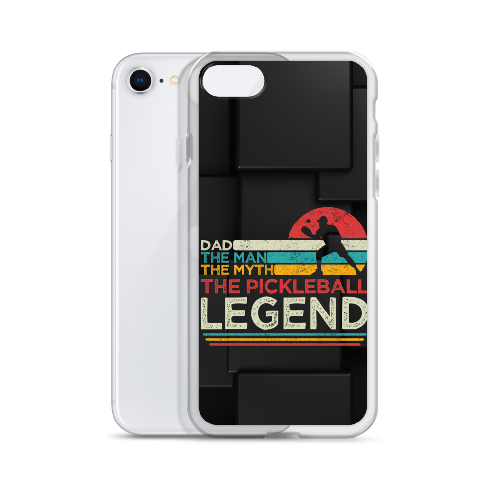 Dad The Man The Myth The Pickleball Legend Clear Case for iPhone®