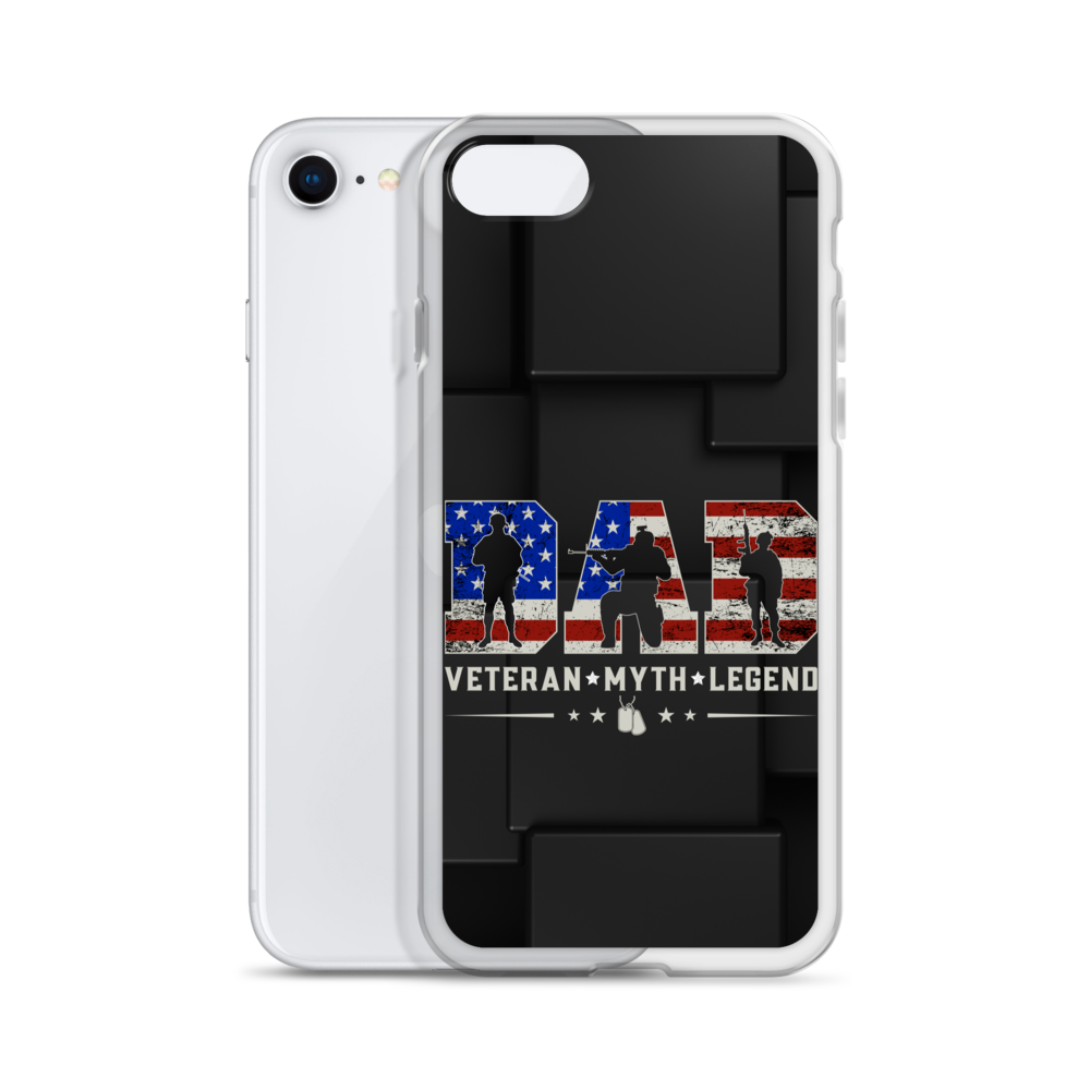 Dad Veteran Myth Legend Clear Case for iPhone®