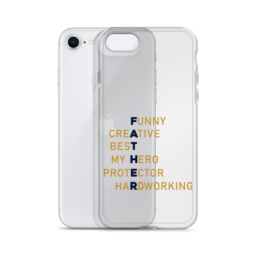 Funny Creative Best My Hero Protector HardWorking Clear Case for iPhone®