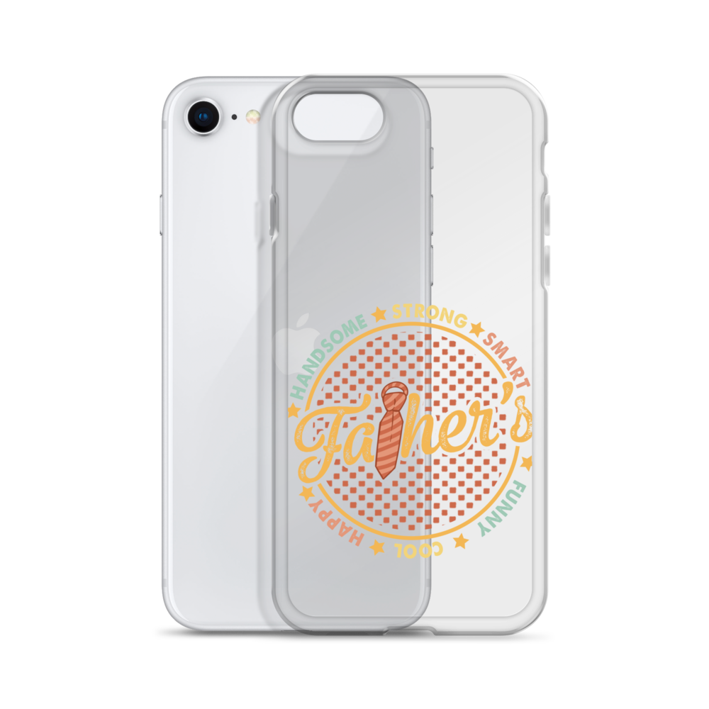 Handsome Strong Smart Funny Cool Happy Father Clear Case for iPhone®