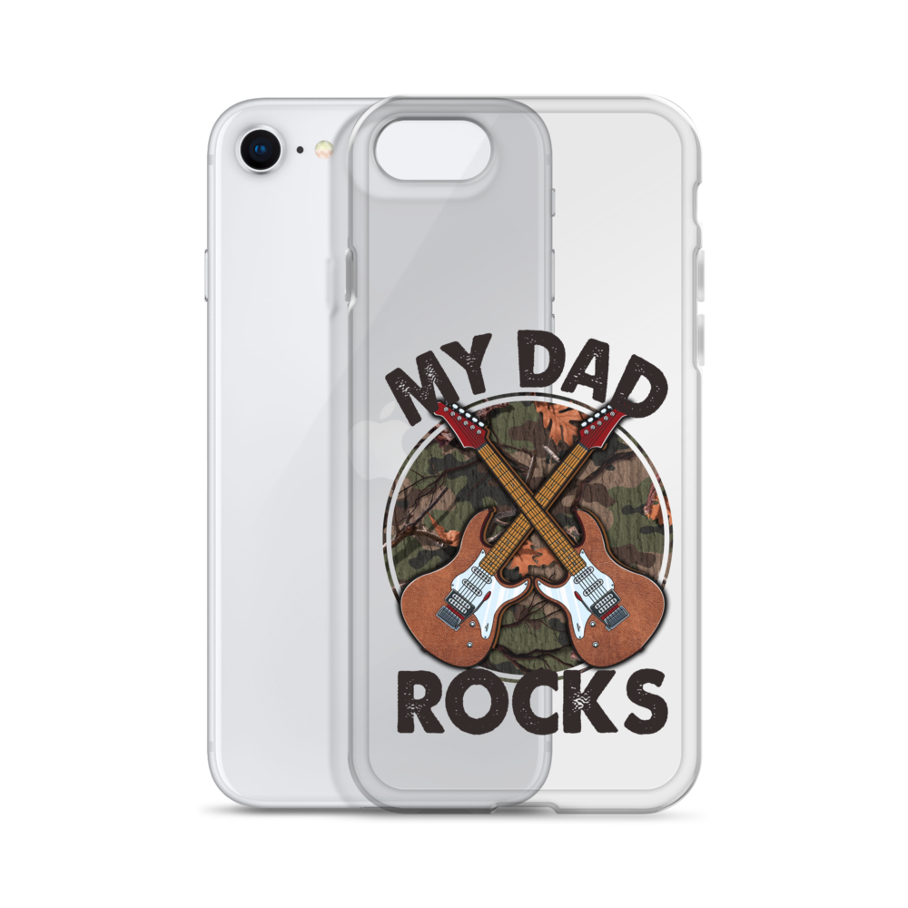 My Dad Rocks Clear Case for iPhone®