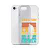 Dad And Son A Bond that can't Be Broken Clear Case for iPhone®