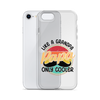 Papa Like A Grandpa Only Cooler Clear Case for iPhone®