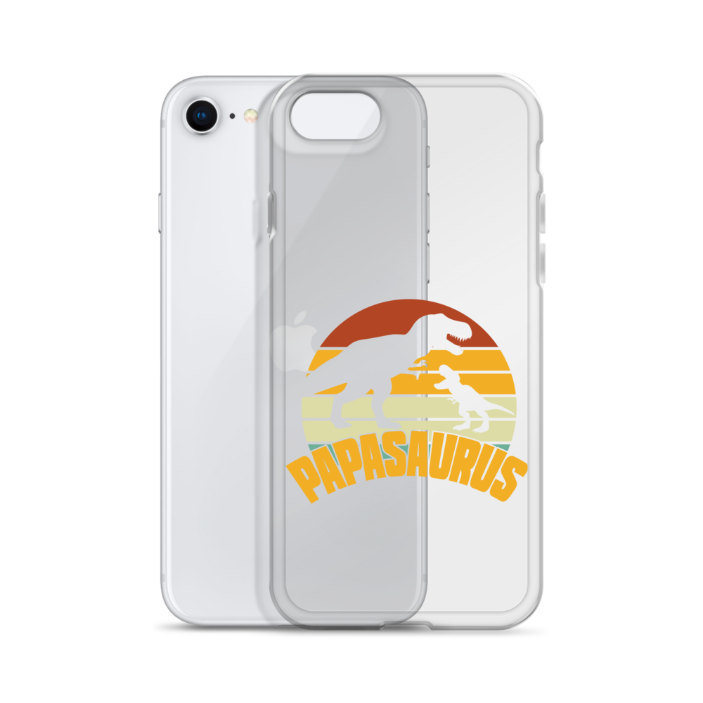 Papasaurus Clear Case for iPhone®