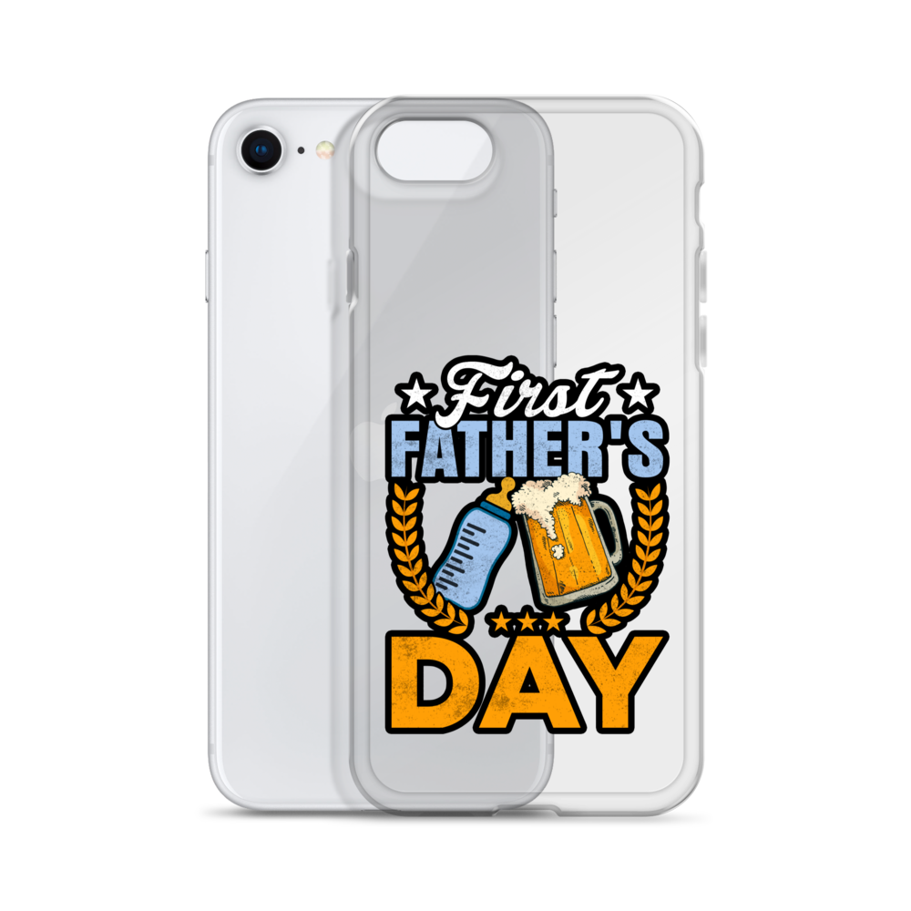 Father's First Day Clear Case for iPhone®