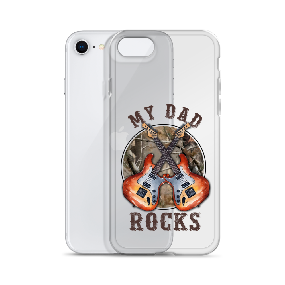 My Dad Rocks Clear Case for iPhone®