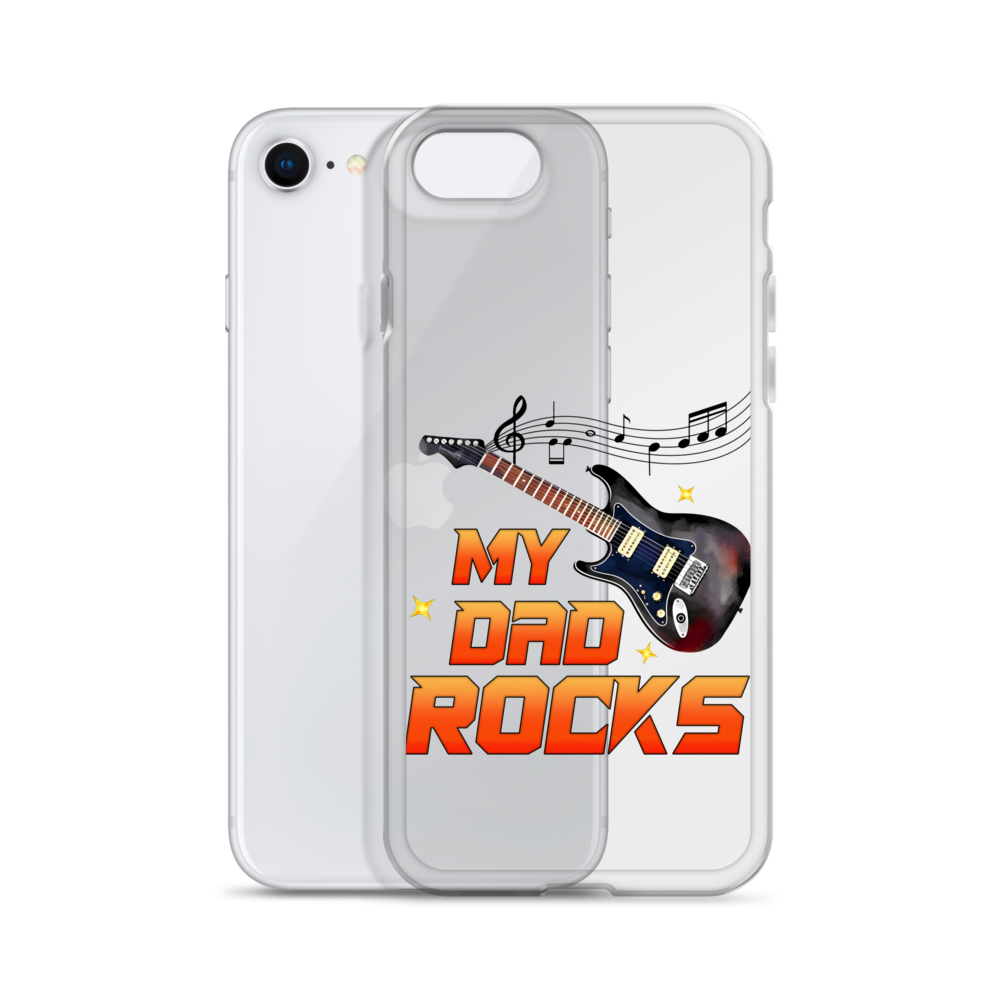 My Dad Rocks Clear Case for iPhone®