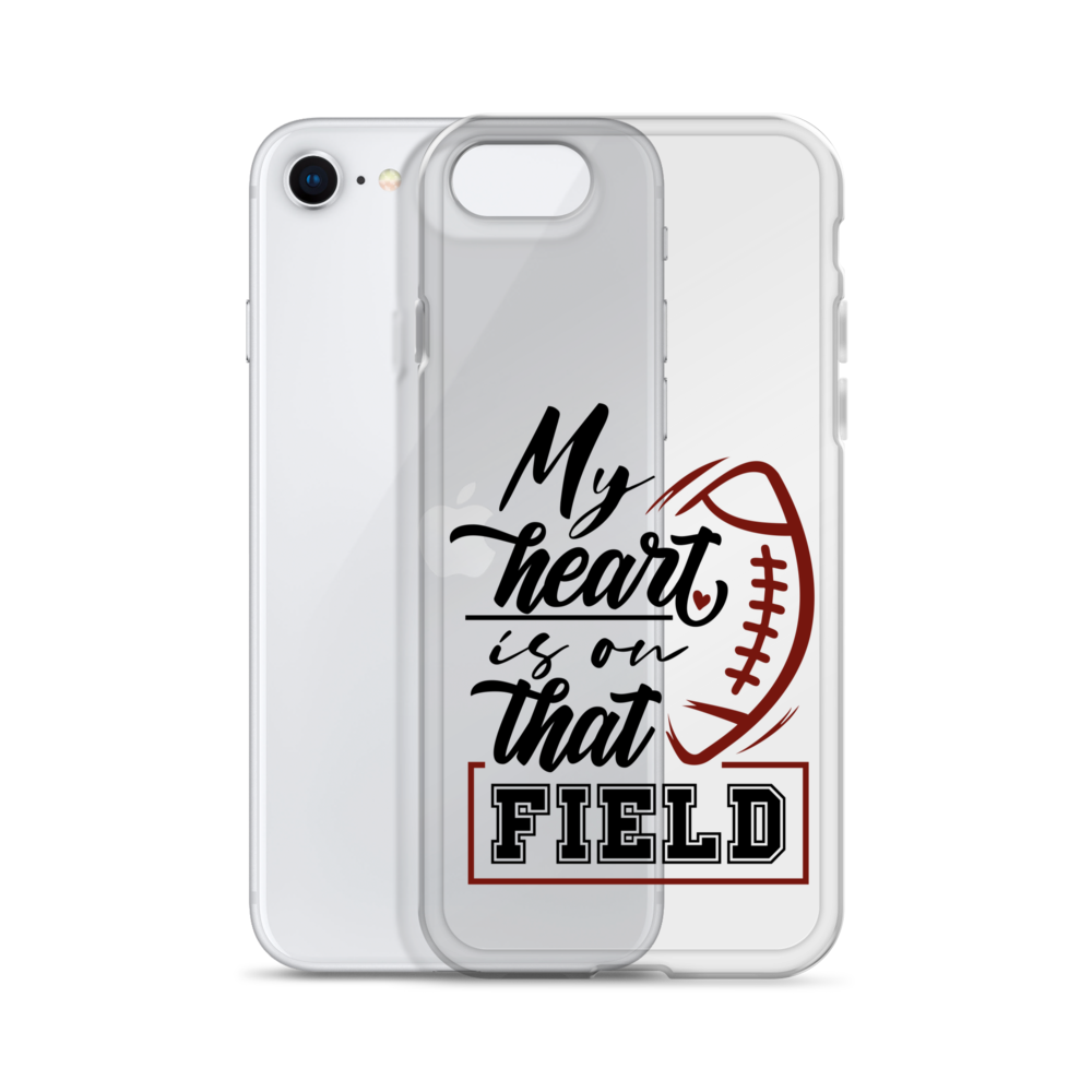 My Heart Is On That Field Clear Case for iPhone®