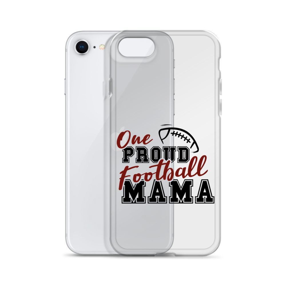 One Proud Football Mom Clear Case for iPhone®