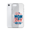 I Love Mom, Dad And USA Clear Case for iPhone®