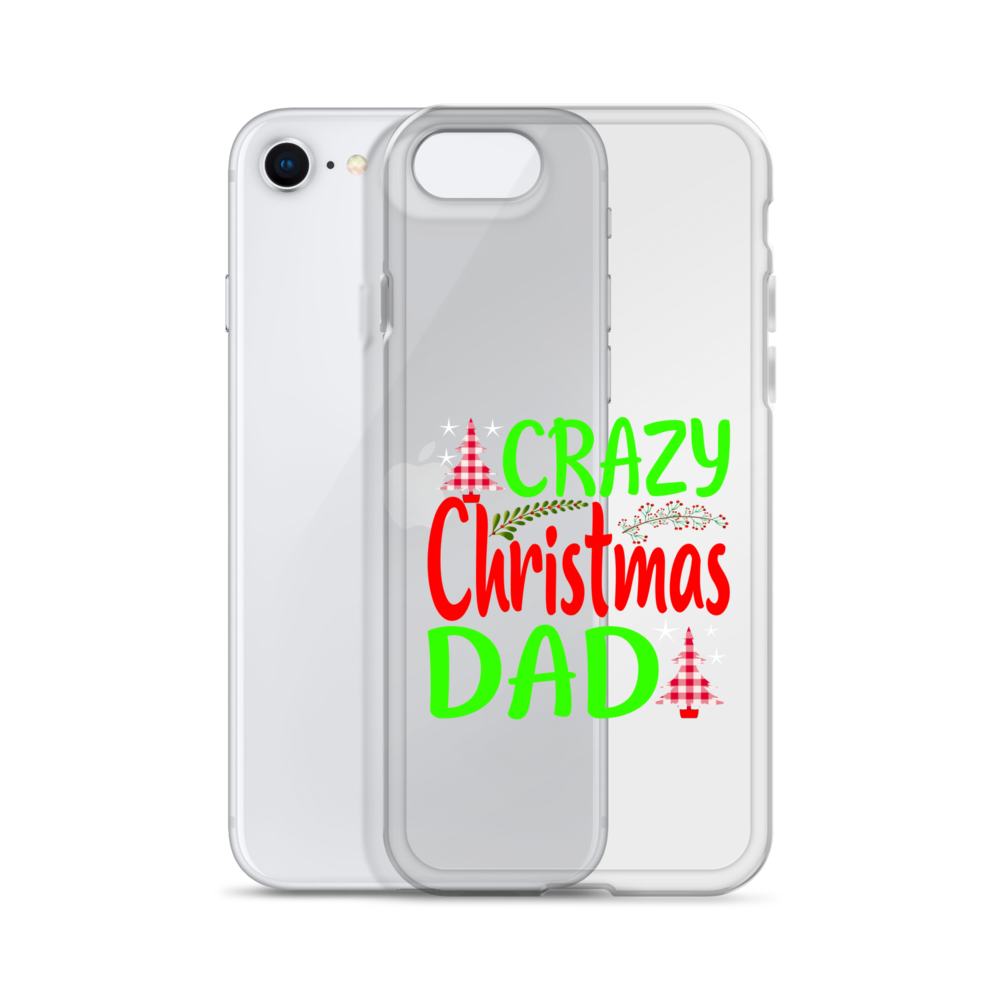 Crazy Christmas Dad Clear Case for iPhone®