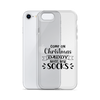 Come On Christmas Daddy Needs New Socks Clear Case for iPhone®