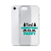 First Christmas As Daddy Clear Case for iPhone®