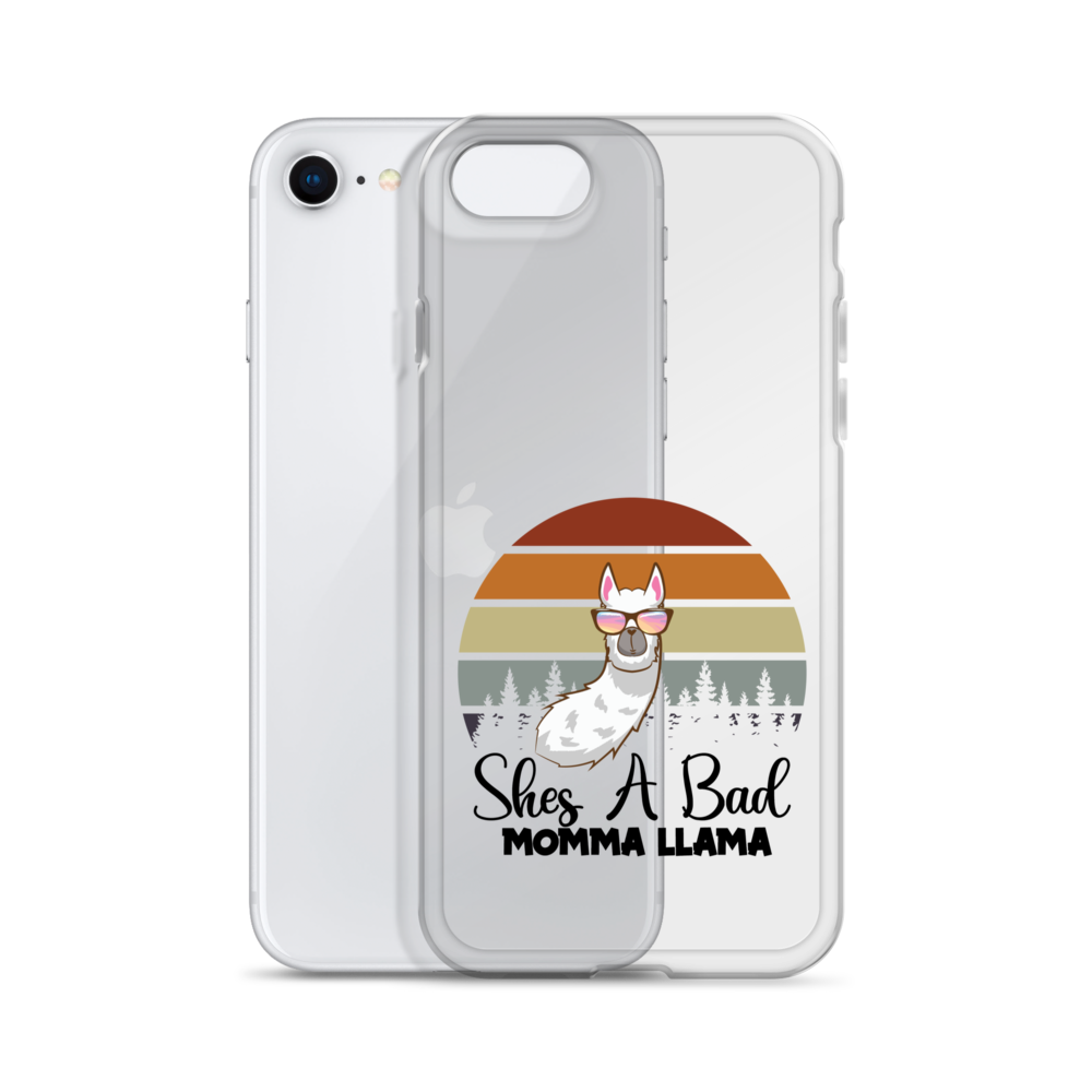 She's A Bad Momma Llama Clear Case for iPhone®