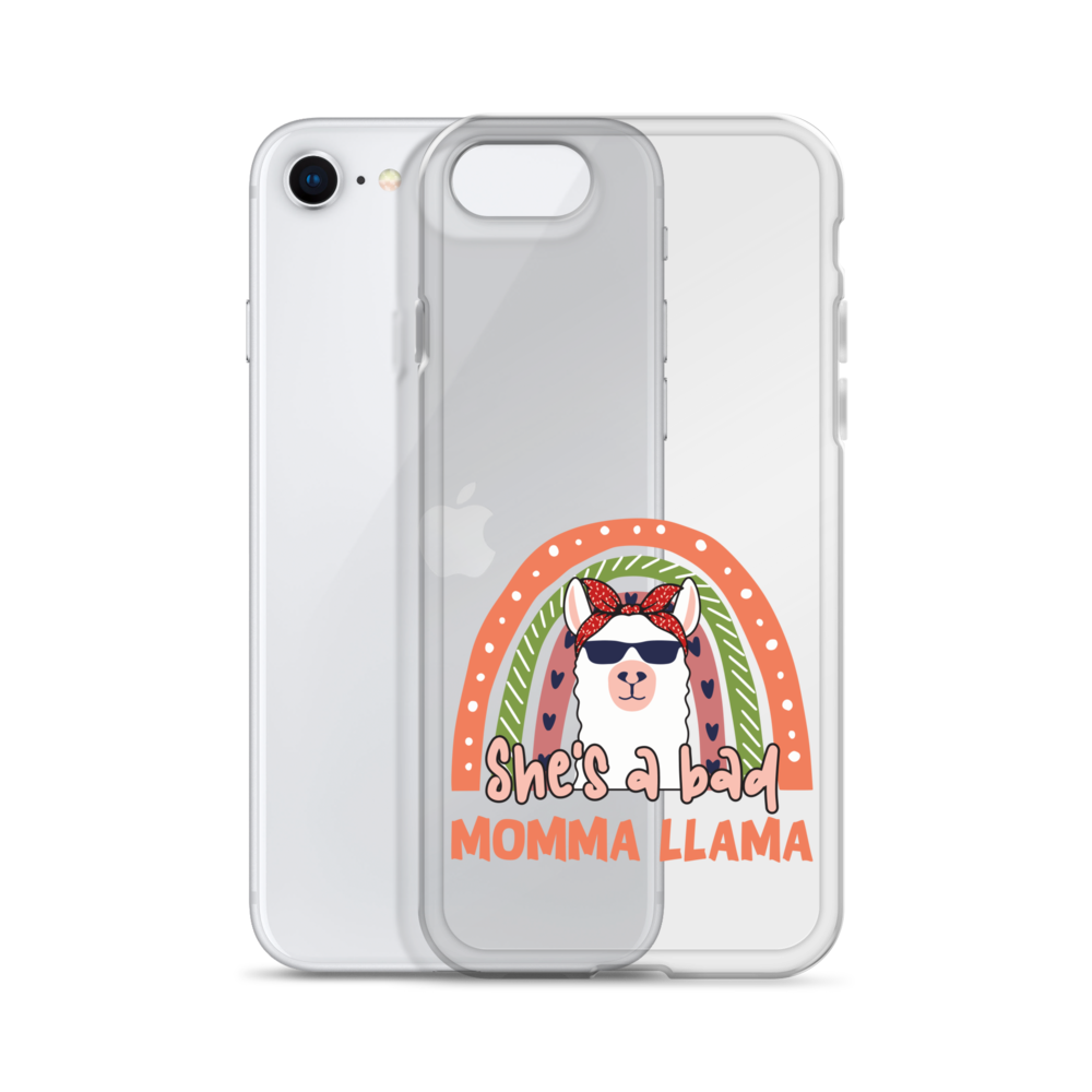 She's A Bad Momma Llama Clear Case for iPhone®