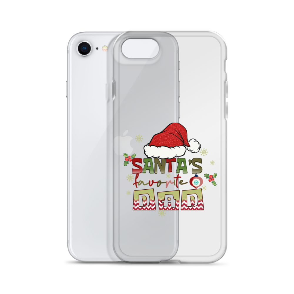 Santa's Favorite Dad Clear Case for iPhone®