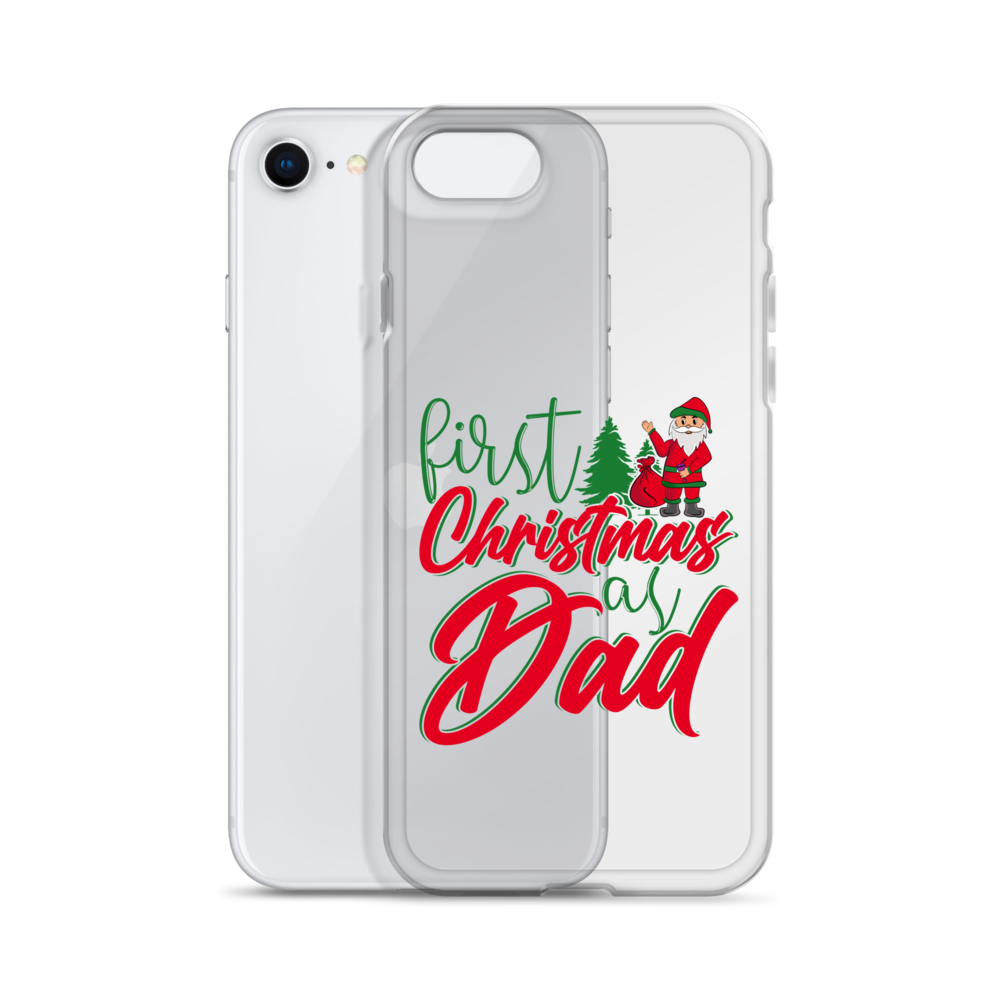 First Christmas As Dad Clear Case for iPhone®