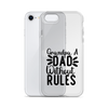 Grandpa A Dad Without Rules Clear Case for iPhone®