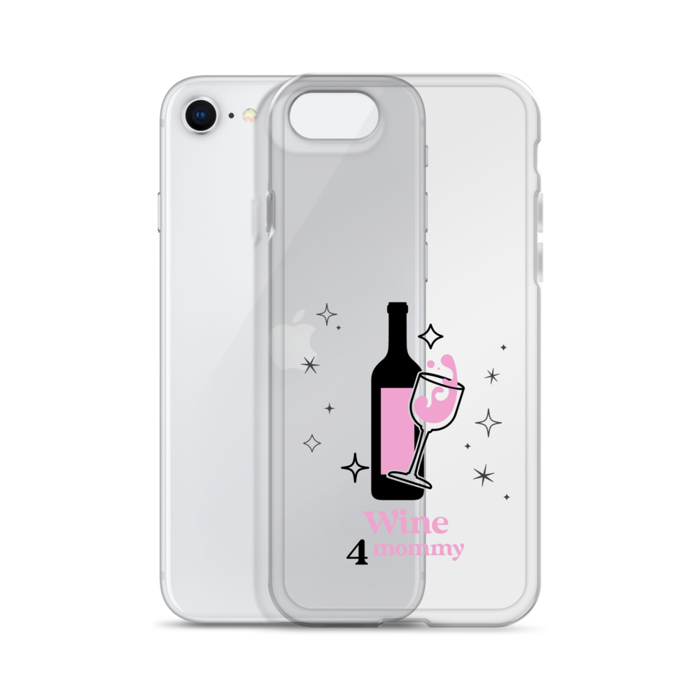 Wine For Mommy Clear Case for iPhone®