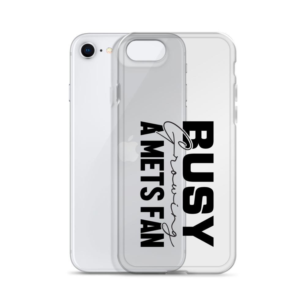 Busy growing A Mets Fan Clear Case for iPhone®