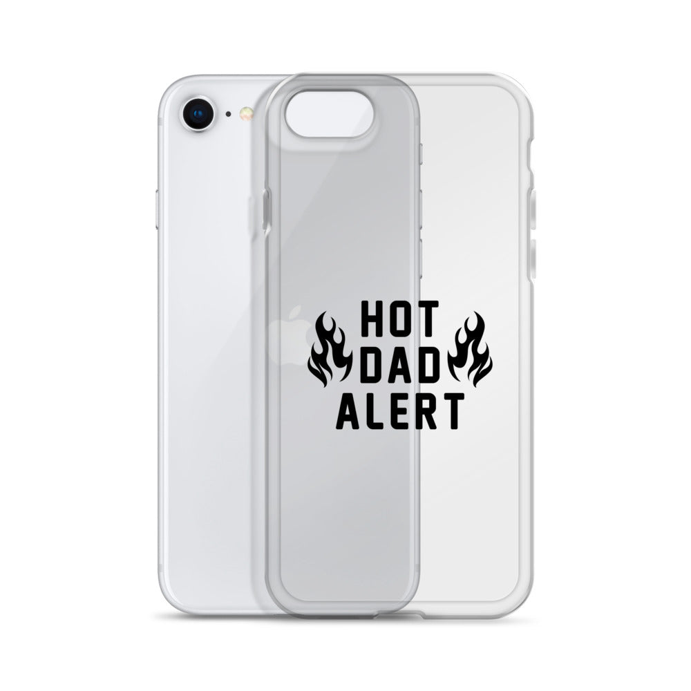 Hot Dad Alert Clear Case for iPhone®