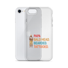 Papa, Bald Head, Bearded, Tattooed Clear Case for iPhone®