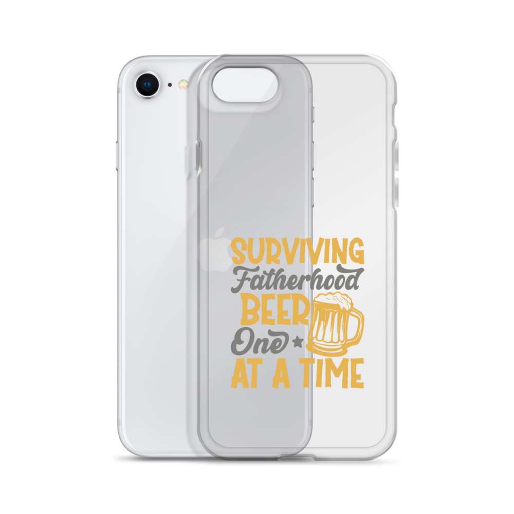 Surviving Fatherhood One Beer At A time Clear Case for iPhone®