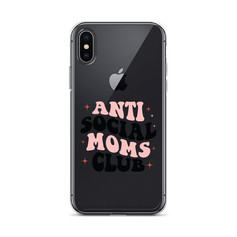 Anti Social Moms Club Clear Case for iPhone®