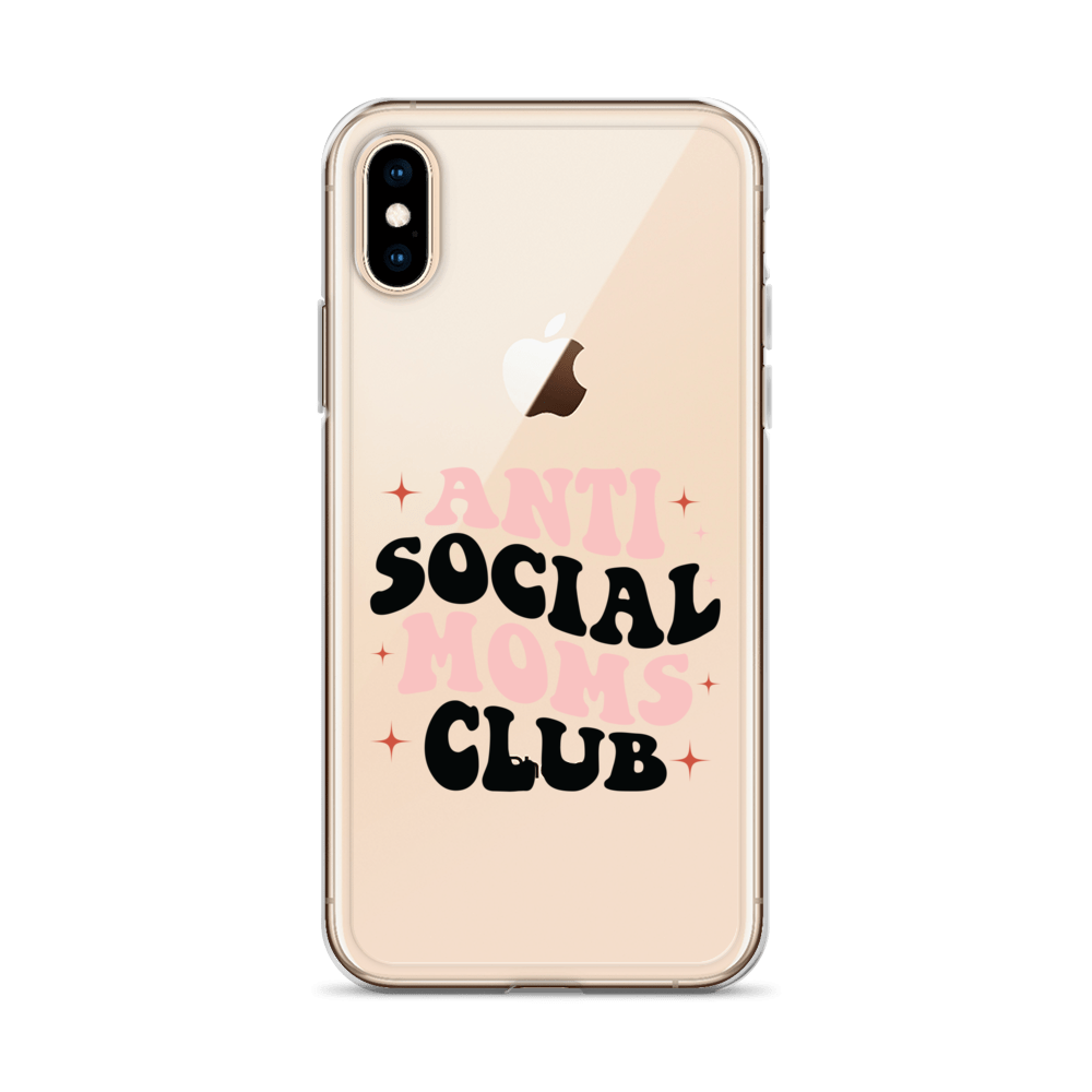 Anti Social Moms Club Clear Case for iPhone®